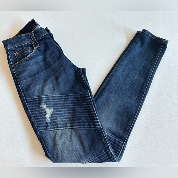 HUDSON | 'Brooklyn Moto Super Skinny' Jeans in Walk of Fame | Size 25 - Picture 6 of 11